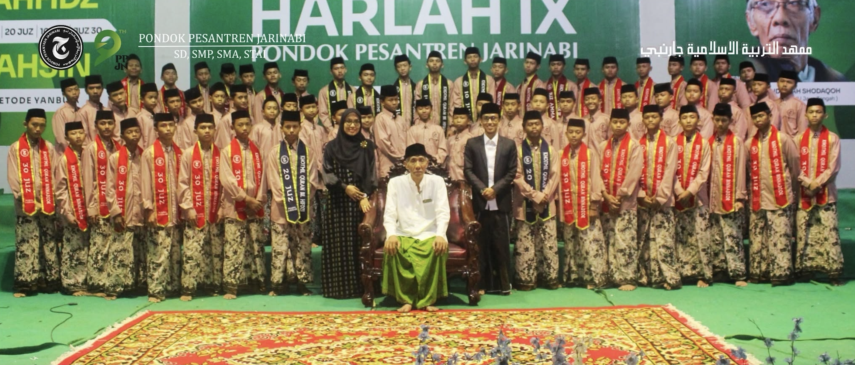 Harlah IX Pondok Pesantren Jarinabi bersama para santri dan pengasuh